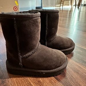 Toddler Chocolate Brown Ugg boots short